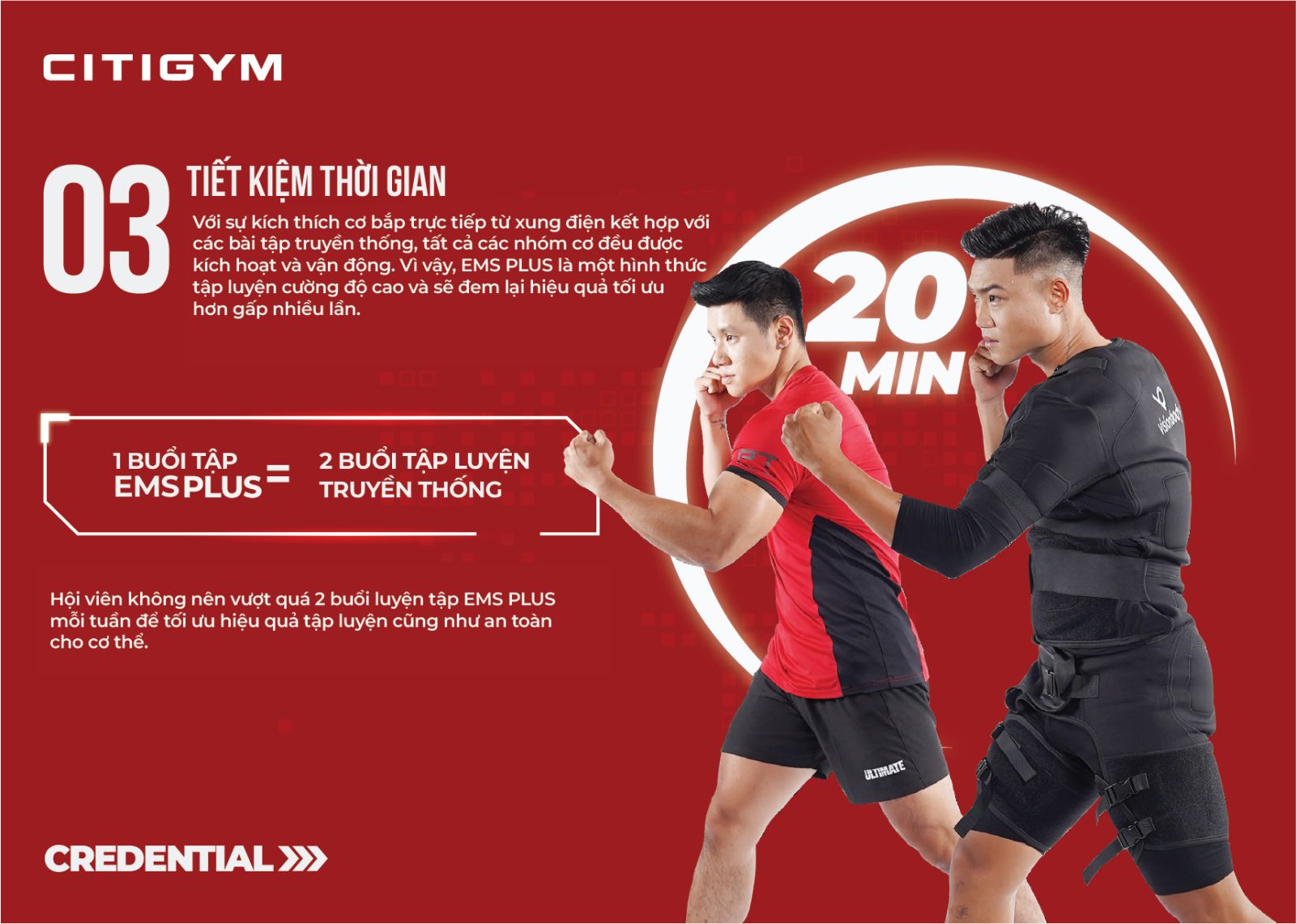 Tại sao nên luyện tập EMS Plus tại CITIGYM