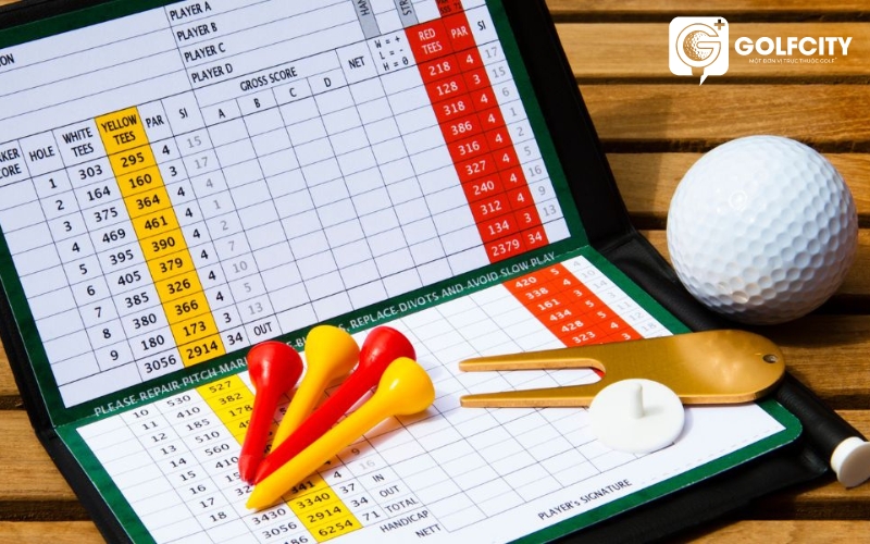 Hình ảnh golfer trên sân