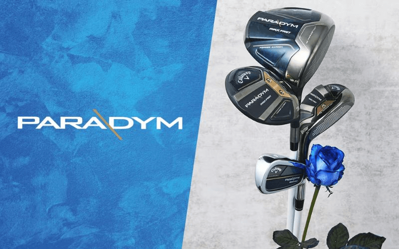 Fullset Callaway Paradym Lady sở hữu màu xanh navy và vàng đồng hiện đại