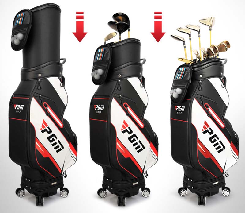 Túi đựng gậy golf có bánh xe rất thuận tiện