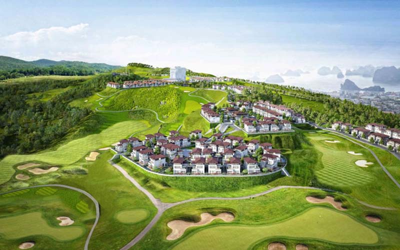 Toàn cảnh sân golf FLC Hạ Long