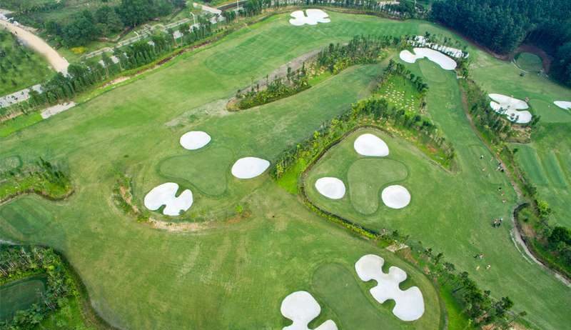 Flamingo Đại Lải Golf Club mang hơi hướng thiết kế sân golf miền biển