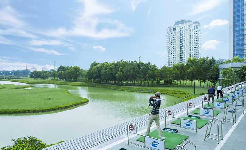 Khu luyên tập chuyên nghiệp dành cho các golfer.